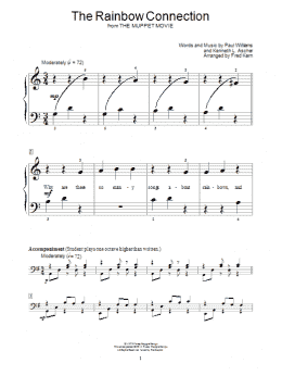 page one of The Rainbow Connection (Educational Piano)