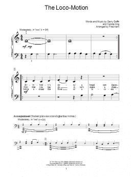 page one of The Loco-Motion (arr. Fred Kern) (Educational Piano)