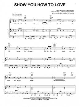 page one of Show You How To Love (Piano, Vocal & Guitar Chords (Right-Hand Melody))