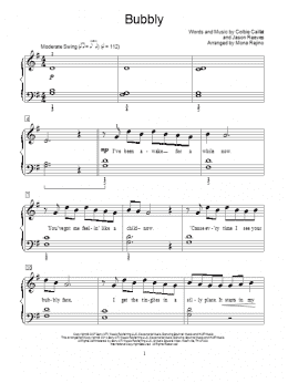 page one of Bubbly (Educational Piano)