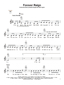 page one of Forever Reign (Ukulele)