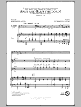 page one of Arise And Bless The Lord! (SATB Choir)