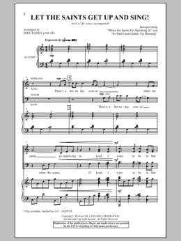 page one of In That Great Gettin' Up Morning (SATB Choir)