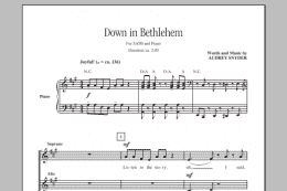 page one of Down In Bethlehem (SATB Choir)
