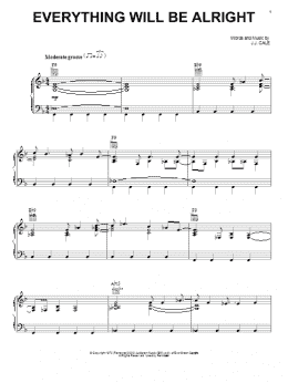 page one of Everything Will Be Alright (Piano, Vocal & Guitar Chords (Right-Hand Melody))