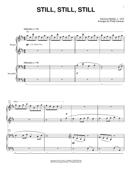 page one of Still, Still, Still (arr. Phillip Keveren) (Piano Duet)