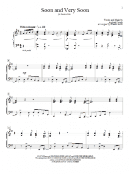 page one of Soon And Very Soon (arr. Glenda Austin) (Educational Piano)
