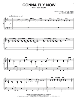 page one of Gonna Fly Now (Theme from Rocky) (Piano Solo)