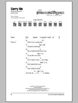 page one of Carry Me (Guitar Chords/Lyrics)