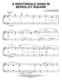 page one of A Nightingale Sang In Berkeley Square (Piano Solo)