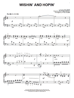 page one of Wishin' And Hopin' (arr. Phillip Keveren) (Piano Solo)