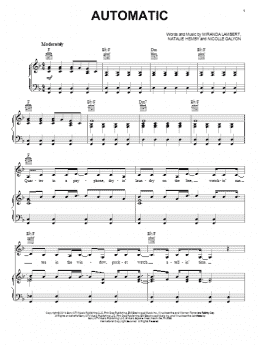 page one of Automatic (Piano, Vocal & Guitar Chords (Right-Hand Melody))