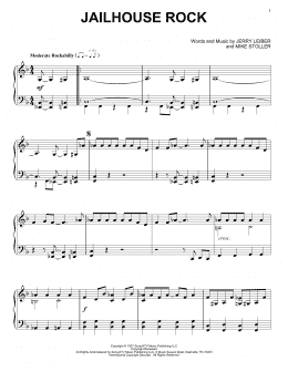 page one of Jailhouse Rock (Piano Solo)