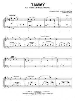 page one of Tammy (Piano Solo)