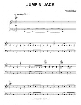 page one of Jumpin' Jack (Piano, Vocal & Guitar Chords (Right-Hand Melody))