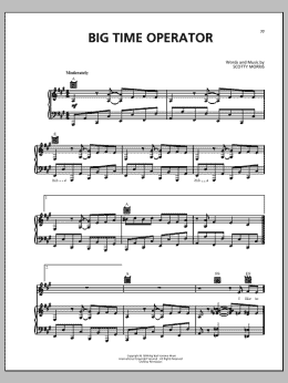 page one of Big Time Operator (Piano, Vocal & Guitar Chords (Right-Hand Melody))