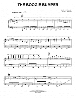 page one of The Boogie Bumper (Piano, Vocal & Guitar Chords (Right-Hand Melody))