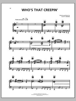 page one of Who's That Creepin' (Piano, Vocal & Guitar Chords (Right-Hand Melody))