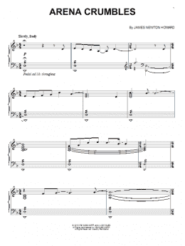 page one of Arena Crumbles (Piano Solo)
