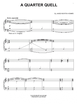 page one of A Quarter Quell (Piano Solo)