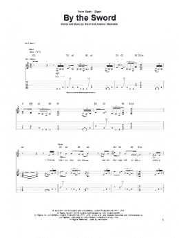 page one of By The Sword (Guitar Tab)