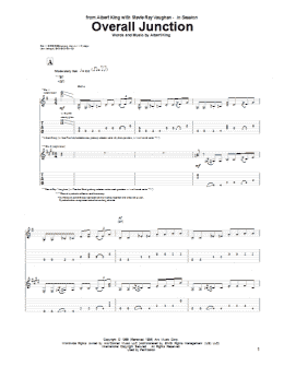 page one of Overall Junction (Guitar Tab)