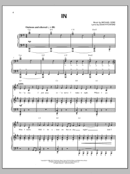 page one of In (from Carrie The Musical) (Piano & Vocal)