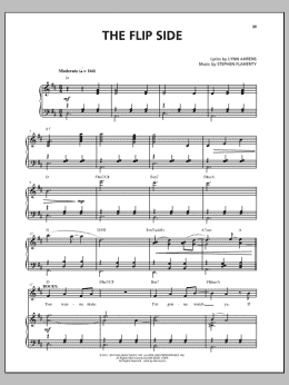 page one of The Flip Side (from the musical Rocky) (Piano & Vocal)