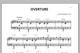page one of Overture (Piano & Vocal)