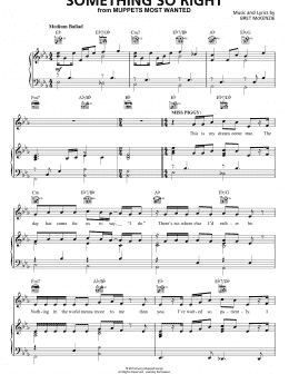 page one of Something So Right (Piano, Vocal & Guitar Chords (Right-Hand Melody))