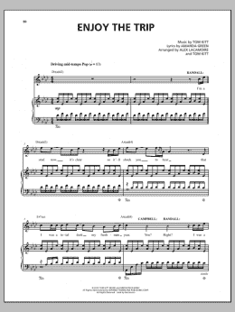 page one of Enjoy The Trip (from Bring It On: The Musical) (Piano & Vocal)