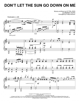page one of Don't Let The Sun Go Down On Me [Classical version] (arr. Phillip Keveren) (Piano Solo)