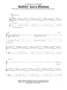 page one of Nothin' But A Woman (Guitar Tab)