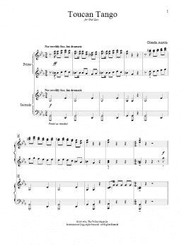 page one of Toucan Tango (Piano Duet)