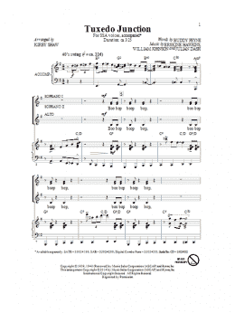 page one of Tuxedo Junction (SSA Choir)