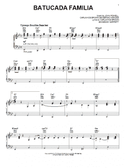 page one of Bataucada Familia (Piano, Vocal & Guitar Chords (Right-Hand Melody))