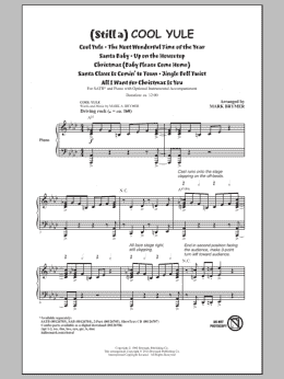 page one of (Still A) Cool Yule (Choral Medley) (SATB Choir)