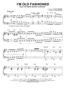 page one of I'm Old Fashioned [Jazz version] (arr. Brent Edstrom) (Piano Solo)