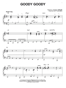 page one of Goody Goody [Jazz version] (arr. Brent Edstrom) (Piano Solo)