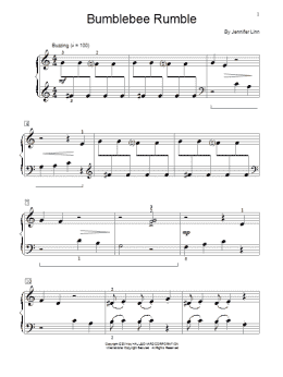 page one of Bumblebee Rumble (Educational Piano)