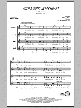 page one of With A Song In My Heart (SSA Choir)