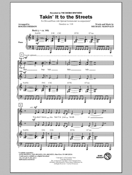 page one of Takin' It To The Streets (SSA Choir)
