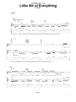 page one of Little Bit Of Everything (Guitar Tab)