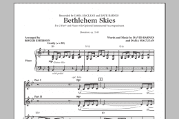 page one of Bethlehem Skies (2-Part Choir)
