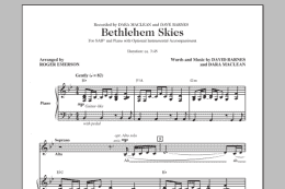 page one of Bethlehem Skies (SAB Choir)