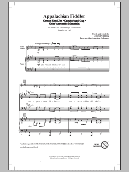 page one of Cumberland Gap (SATB Choir)