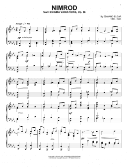 page one of Nimrod (Piano Solo)