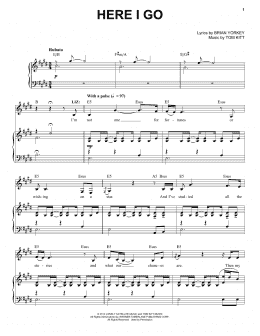 page one of Here I Go (from If/Then: A New Musical) (Piano & Vocal)
