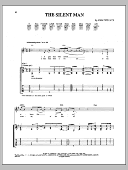 page one of The Silent Man (Guitar Tab)