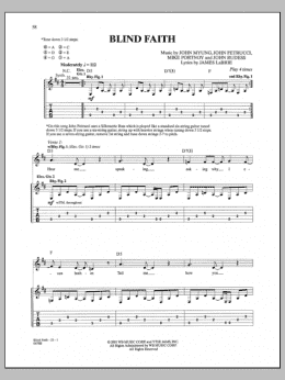 page one of Blind Faith (Guitar Tab)